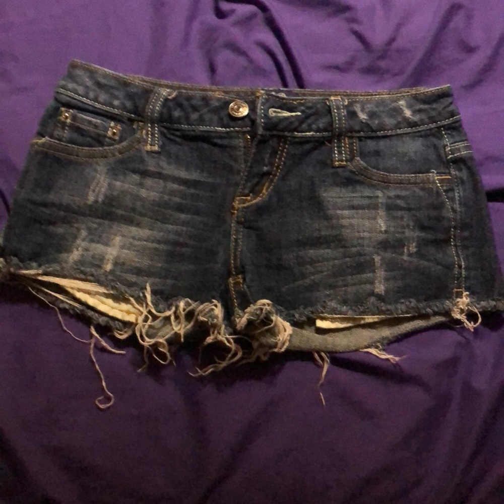 Denim shorts
